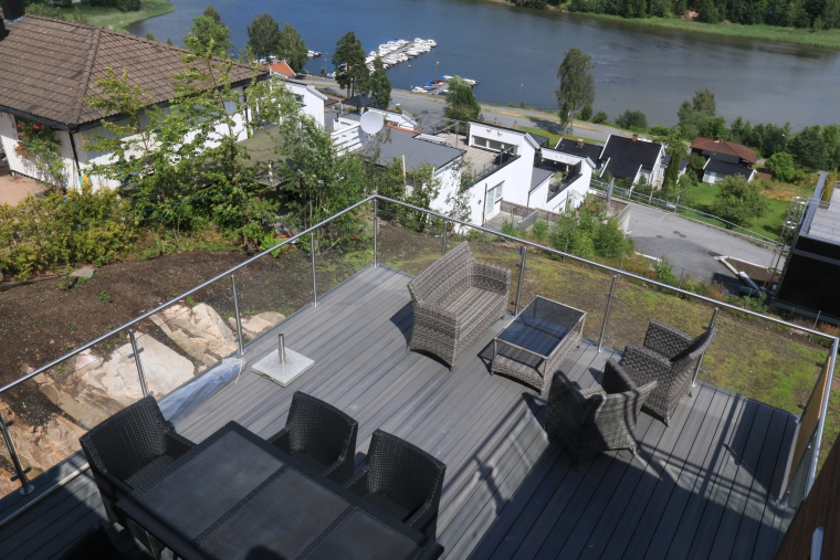 Glass railings in Norway