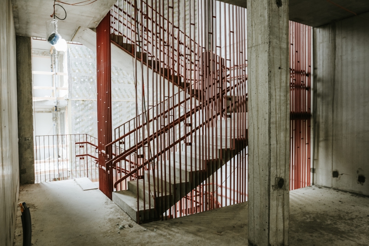 Metal railings 