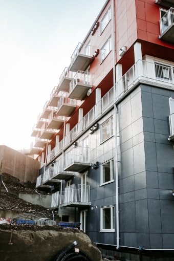 Metal railings for balconies