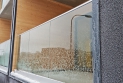 Glas räcken för balkong